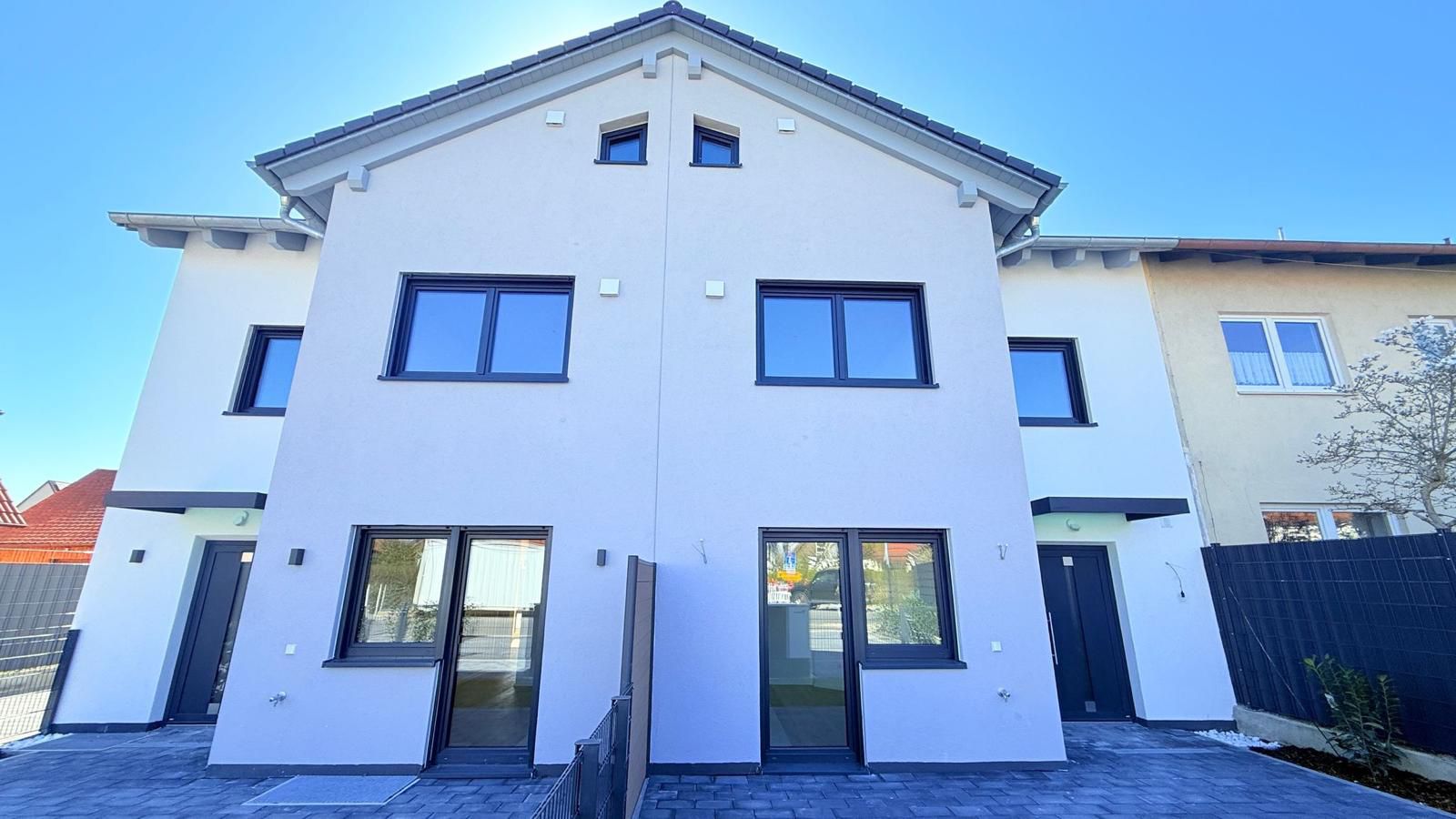 Fertige Fassadenarbeit